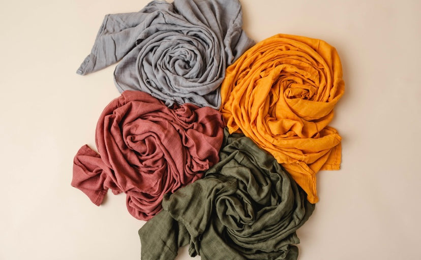 Choose Any 3pc Muslin Swaddle Blanket, 47" x 47" - Patucia