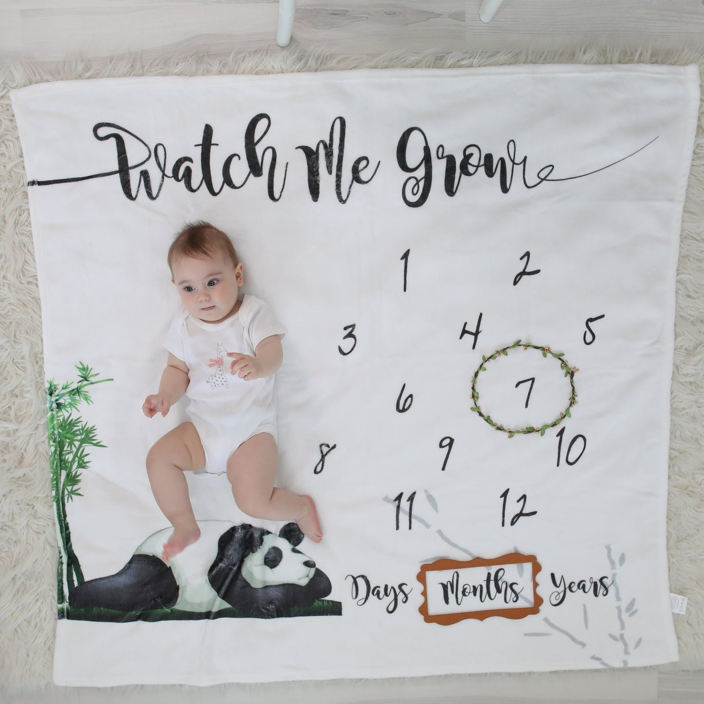 Baby Milestone Blanket Boy, Photo Blanket Props, New Mom Baby Shower Gift, Soft Fleece Personalized Month Blanket, Blanket Keepsake, 47x47 - Patucia