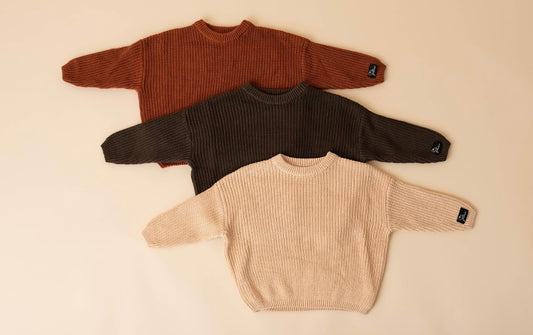 Baby Sweater Long Sleeve- Knit Baby Toddler Sweater Pullover Sweatshirt - Fall Winter Clothes