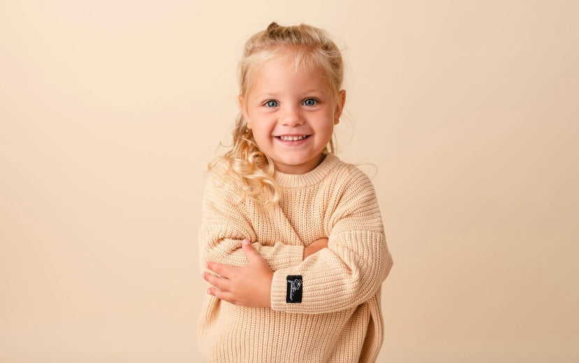 Baby Sweater with Long Sleeve- Knit Baby Toddler Sweater Fit For Unisex Crewneck Pullover Sweatshirt - Fall Winter Clothes